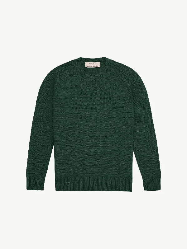 The Crewneck - Emerald Green