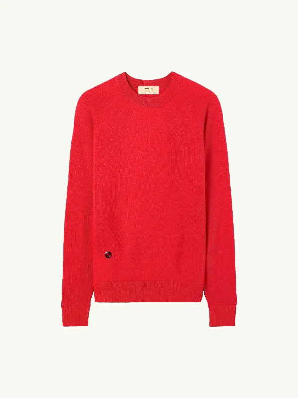 The Crewneck Light - Poppy Red