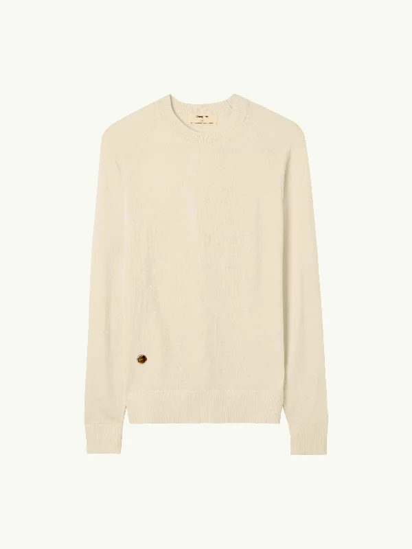 The Crewneck Light - Raw White