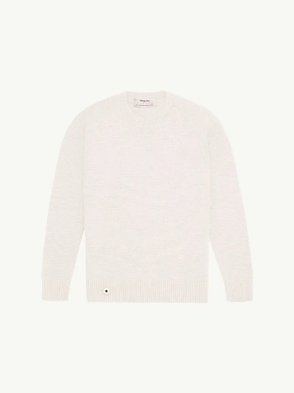 The Crewneck - Raw White