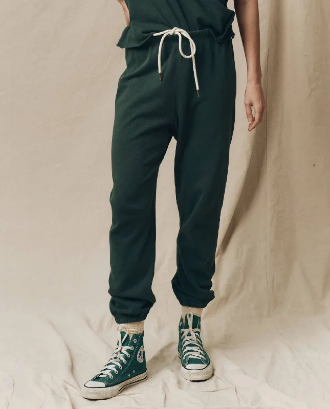 The Stadium Sweatpant. Solid -- Deep Sea Green