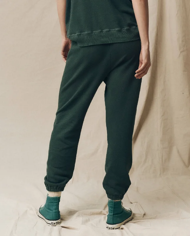 The Stadium Sweatpant. Solid -- Deep Sea Green