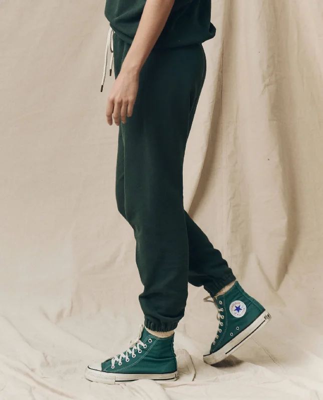 The Stadium Sweatpant. Solid -- Deep Sea Green