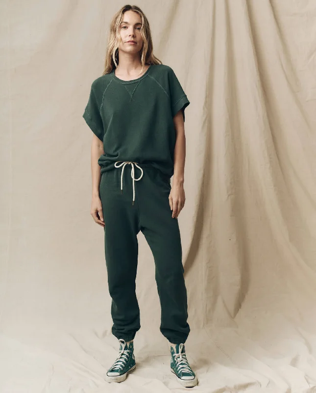 The Stadium Sweatpant. Solid -- Deep Sea Green