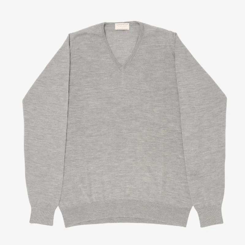 Cashmere Blend V Neck Sweater