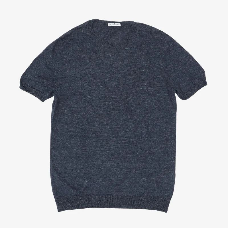 Linen Flax Knit T-Shirt