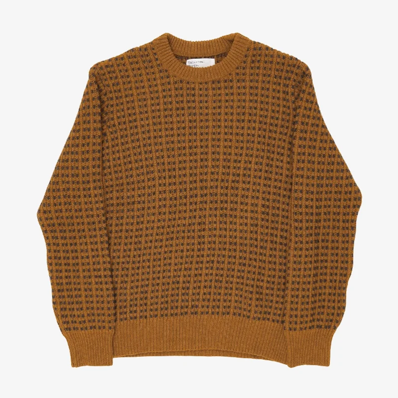 Loose Crew Neck Italian Wool Sweater