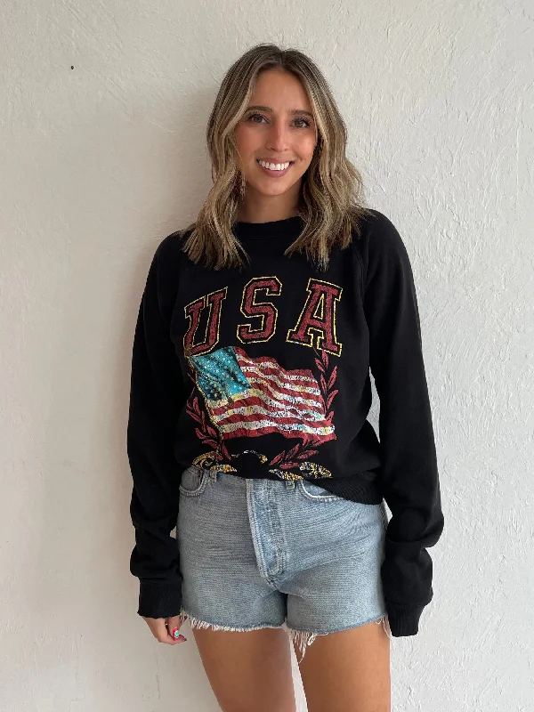 USA Flag Sweatshirt